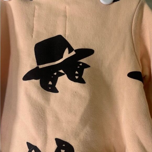 OmamiMini New 3-6 Months Pale Pink‎ Cats and Hats Ruffle Dress - Picture 7 of 7